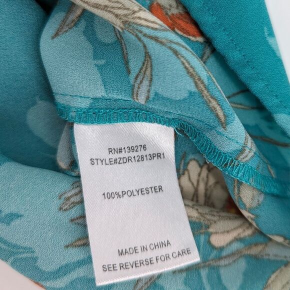 Blouse Bundle of 2 Business Casual Flowy Lightweight Short Sleeve Tops Size XL - Picture 2 of 8